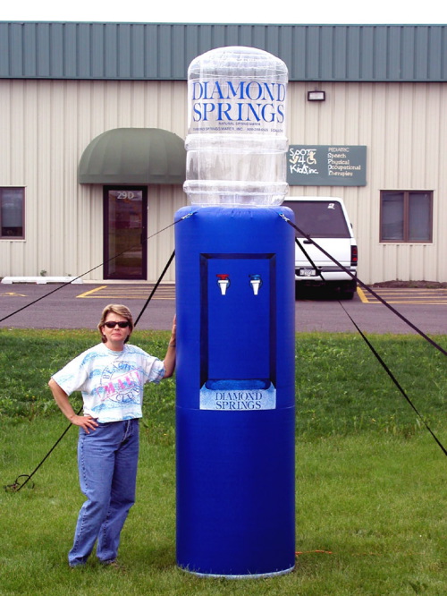 Miscellaneous Inflatables - 12' diamond springs water cooler